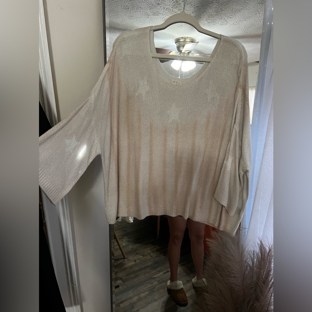 Boutique sweater with stars. Size M.
